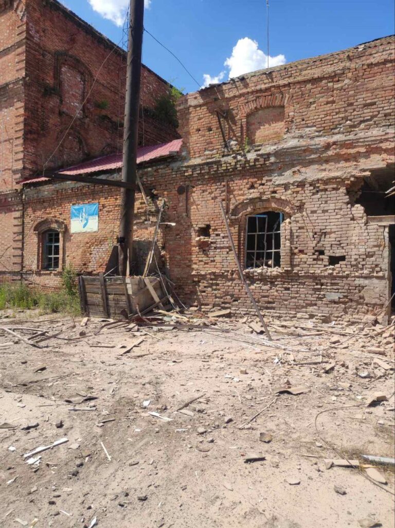 В сети показали фото разрушенной мельницы — памятки архитектуры в Гуляйполе
