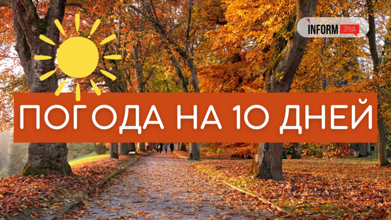Бабье лето придёт в Запорожье: прогноз погоды на 10 дней