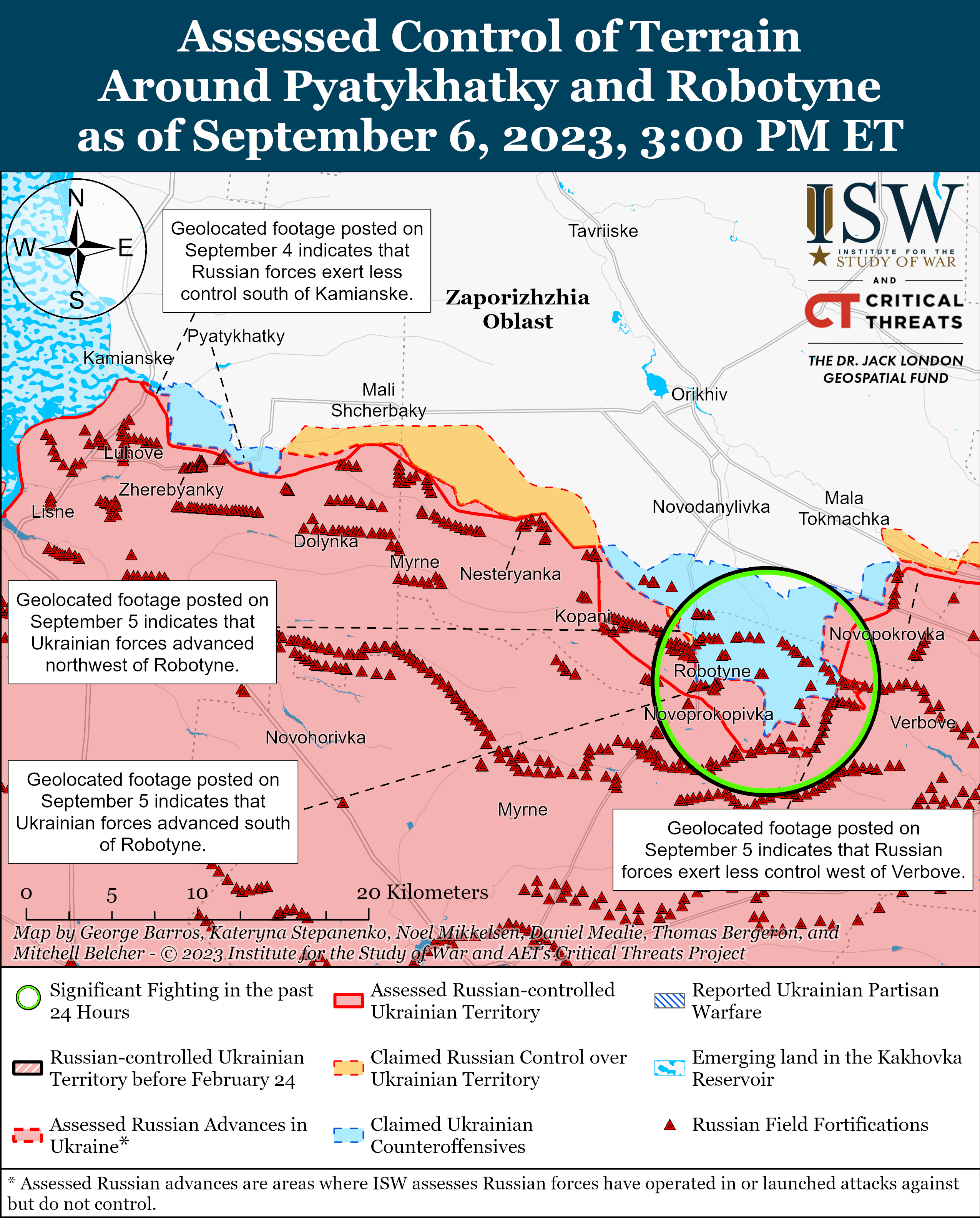 В ISW подтвердили продвижение украинских войск в Запорожской области