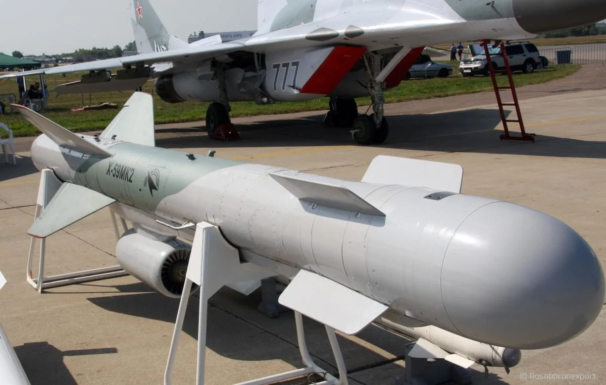 Россияне запускали авиационные ракеты Х – 59 и Х-69 из оккупированной Запорожской области