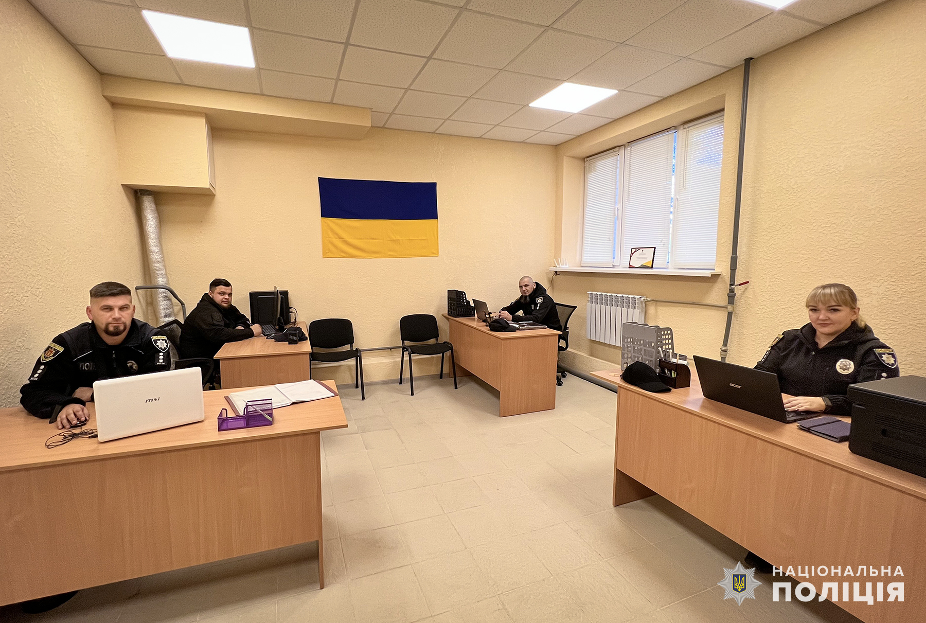 Полицейские станции открыли в отдаленных районах Запорожья