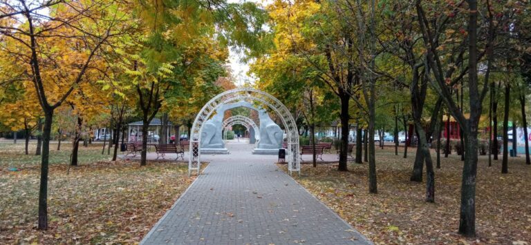 Осень в Запорожье: как выглядит парк Гагарина (ФОТО)