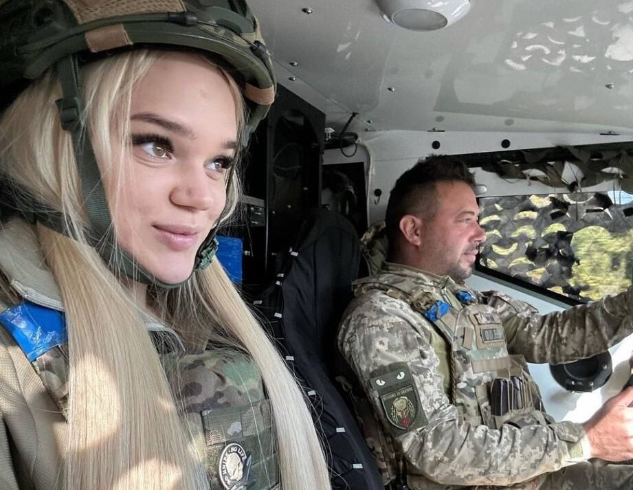 Украинская инстаграм-блогер Юля Верба посетила прифронтовые территории Запорожской области (ФОТО)