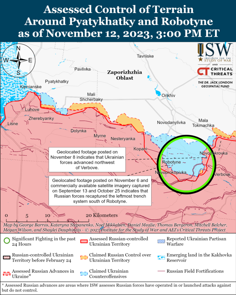 Карта контрнаступу в Запорізькій області: яка ситуація на фронті 13 листопада