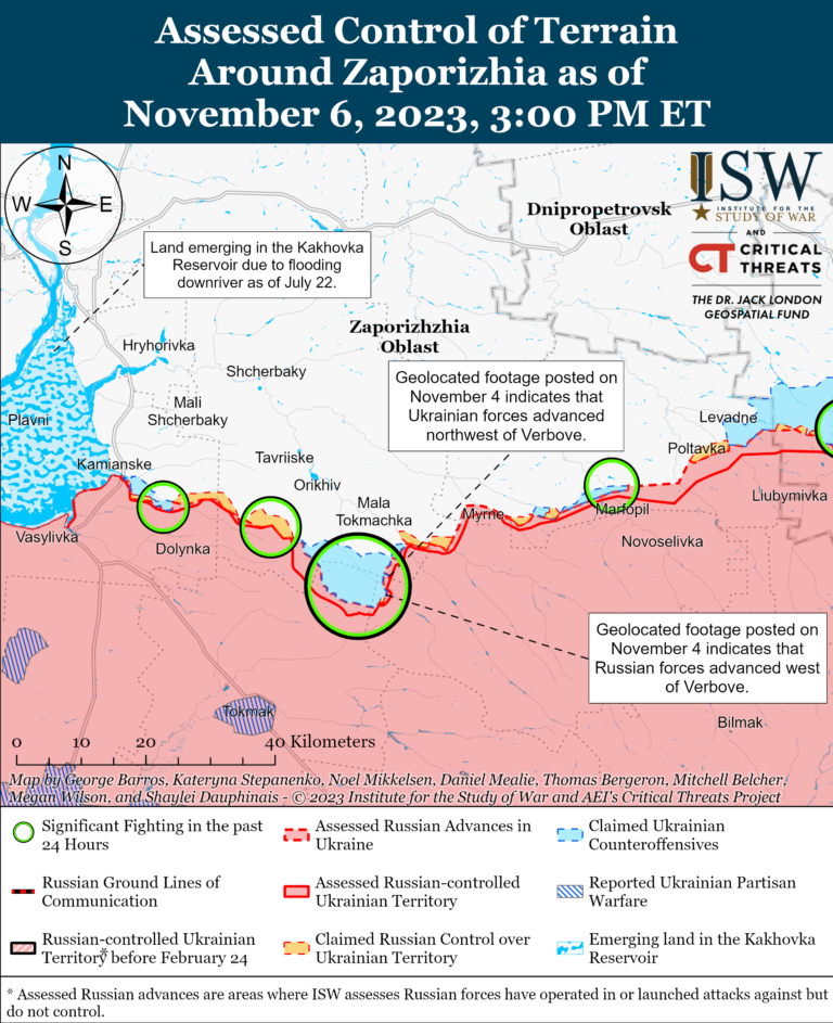 Карта боев в Запорожской области 7 ноября – что происходило на фронте