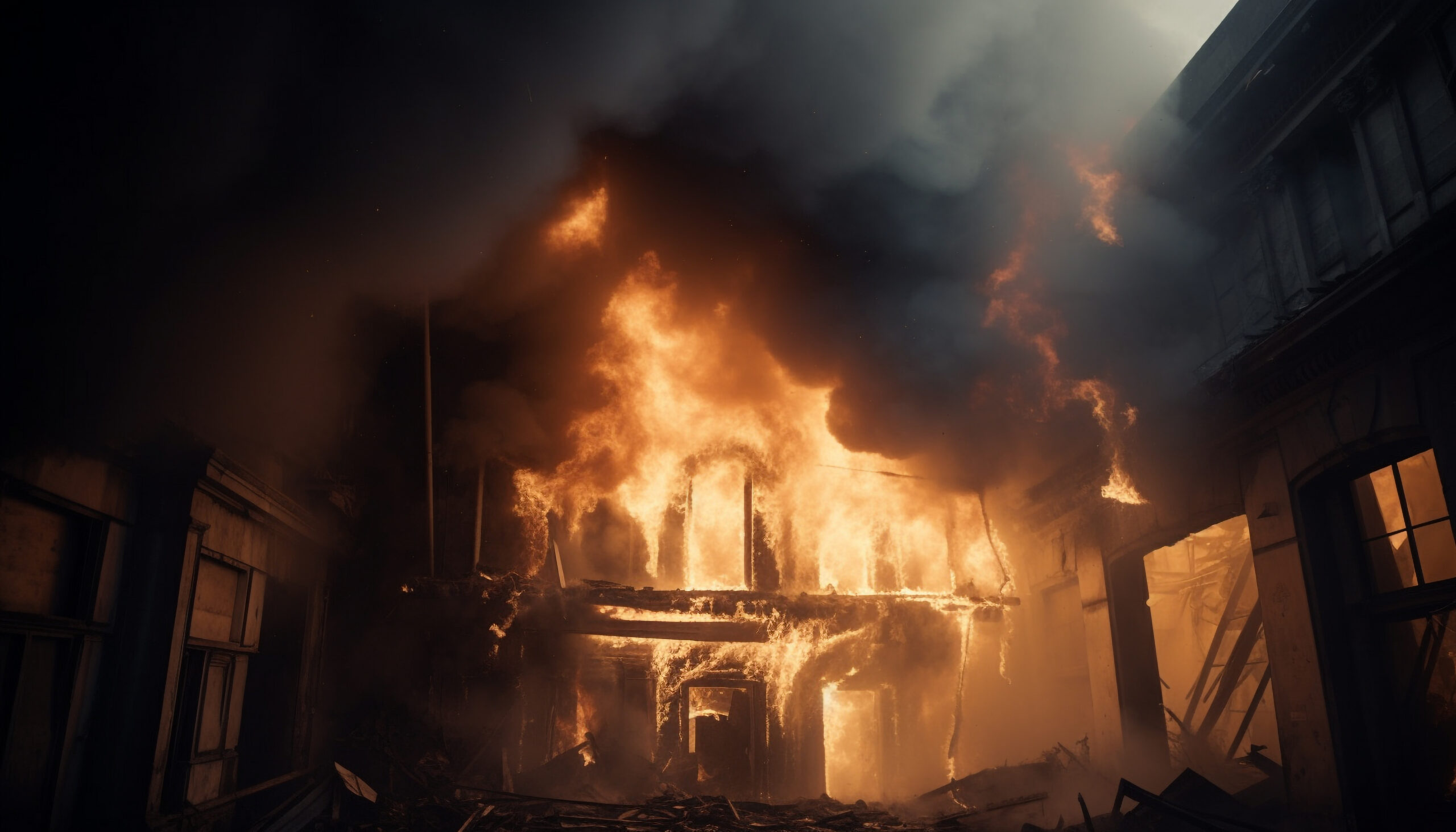 В Запорожской области от российских обстрелов загорелись жилые дома