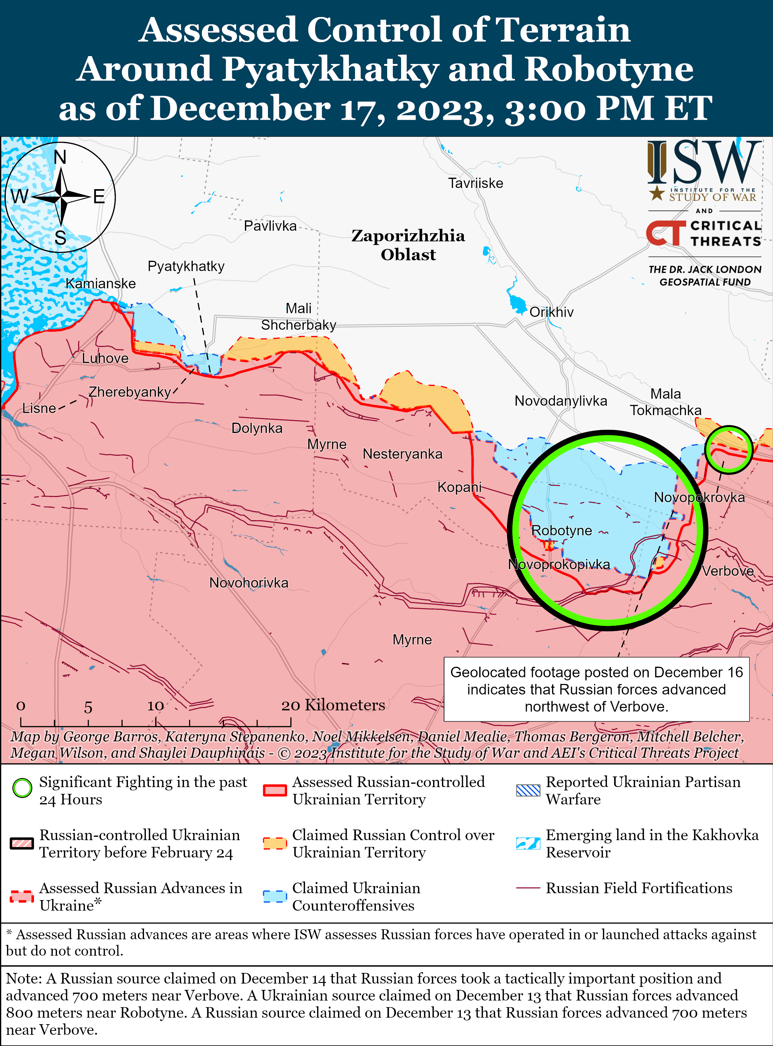Контрнаступление ВСУ в Запорожской области: карта боев