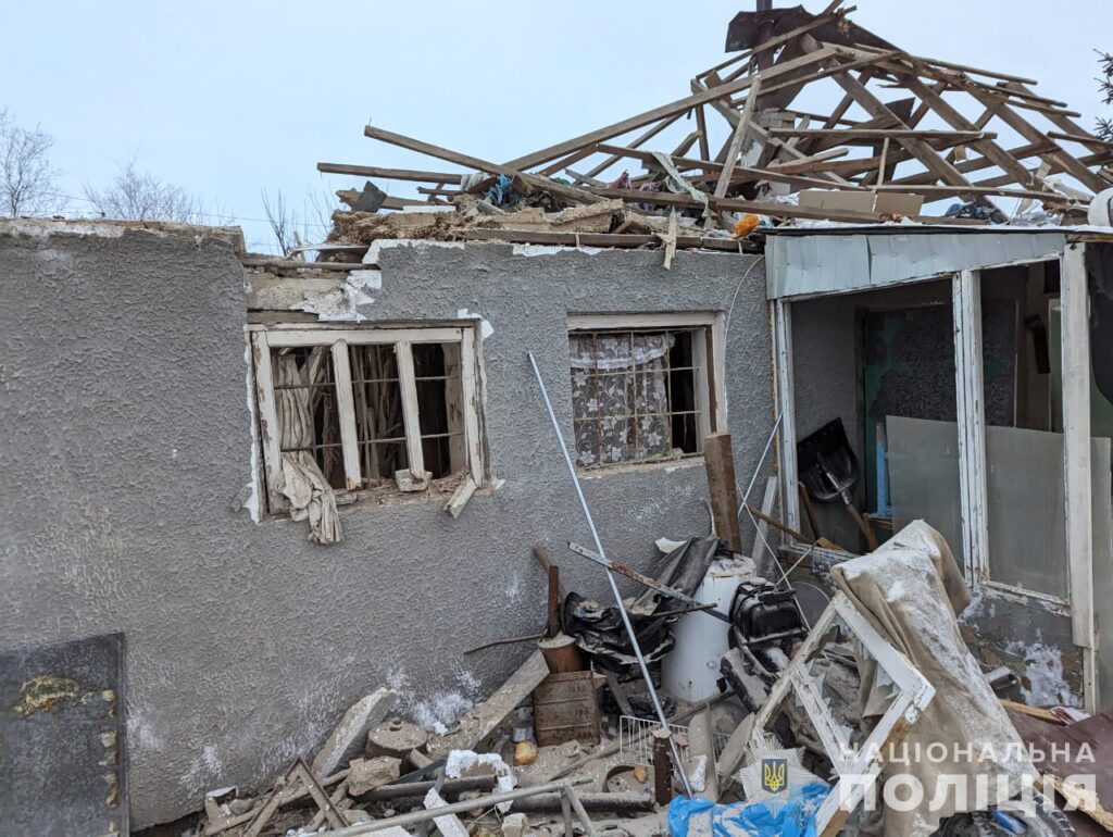 Наслідки обстрілу в Запорізькій області 22 січня