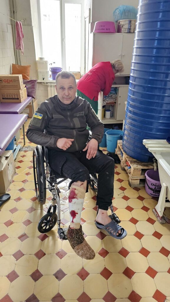 Волонтер із Запоріжжя отримав поранення під час евакуаційної місії