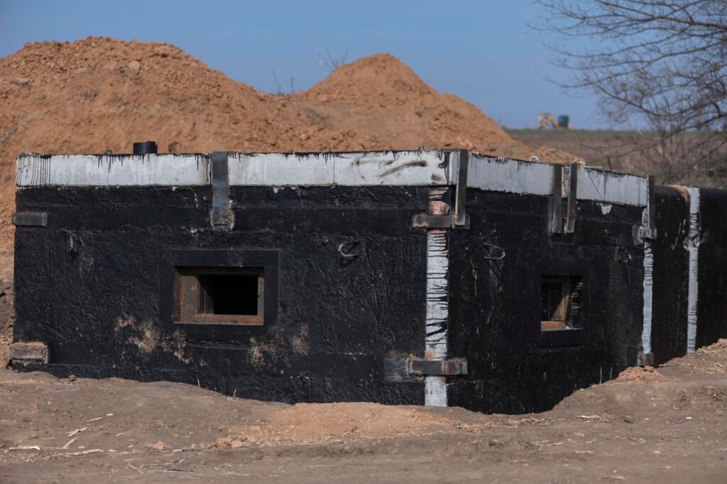 Бетонні укриття для ЗСУ будують на Запоріжжі