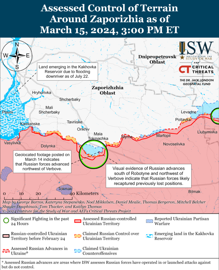 Яка ситуація на Запорізькому напрямку станом на 16 березня