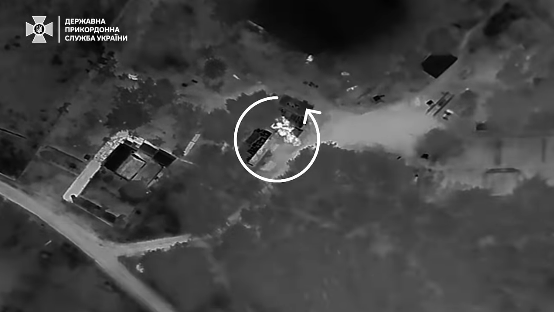 Відео, як прикордонники на Запорізькому напрямку знищили РЕБ росіян