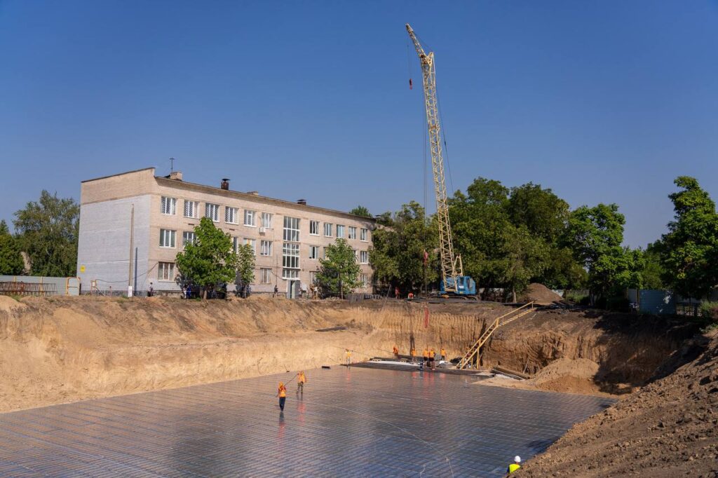 Будівництво підземної школи в Запоріжжі