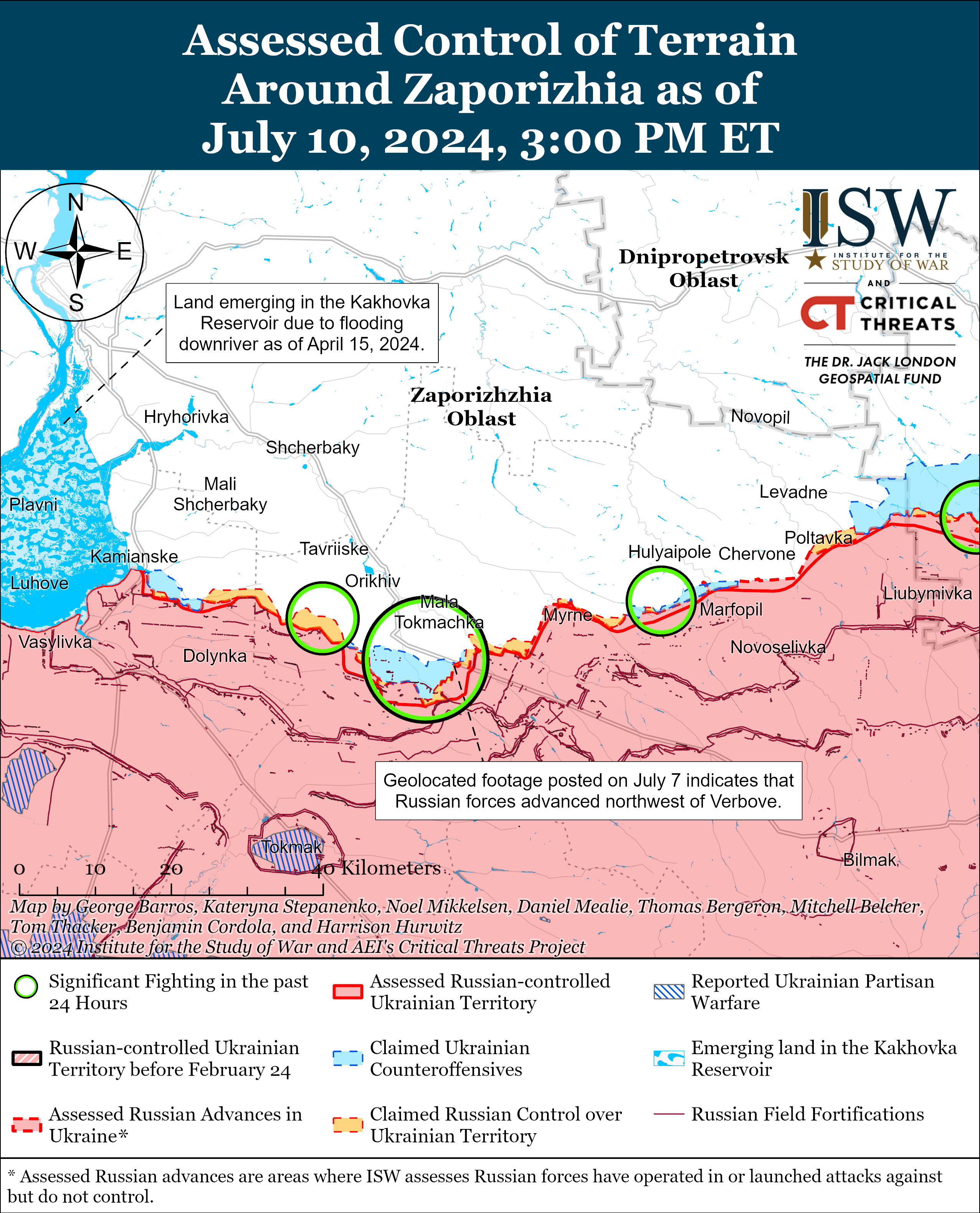 Росіяни можуть готуватися до наземних атак біля Гуляйполя, – ISW