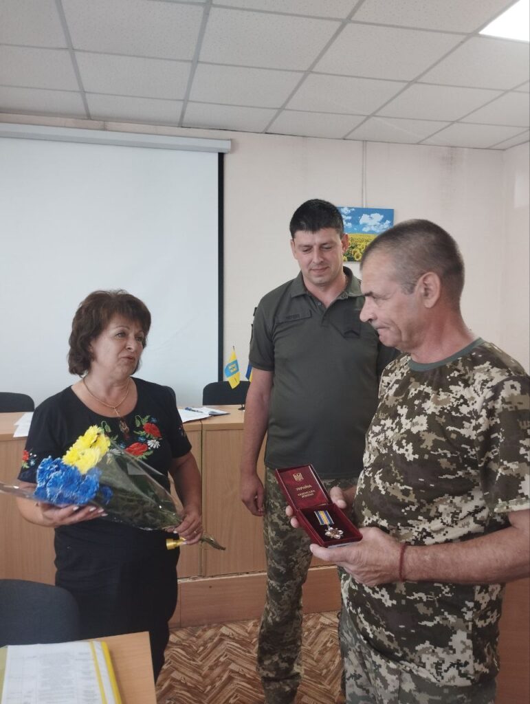 Нагородження орденом за мужність ІІІ ступеня
