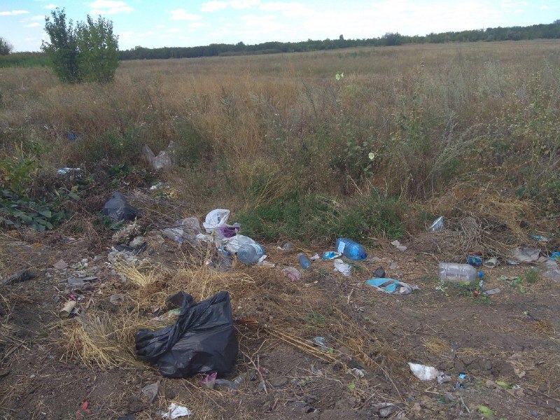 Вблизи местного кладбища в Запорожье обнаружили стихийные свалки (ФОТО)