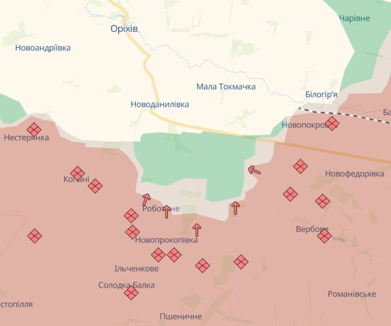 Армія РФ готується до нових штурмів у Запорізькій області